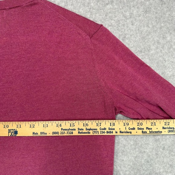 NAADAM Women's Pink Silk‎ Cashmere Blend Crew Neck Pocket Sweater Size S - Picture 6 of 7